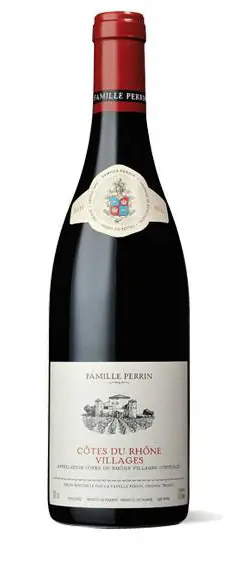 Weekend Sale FAMILLE PERRIN RED WINE COTES DU RHONE VILLAGES FRANCE 2022