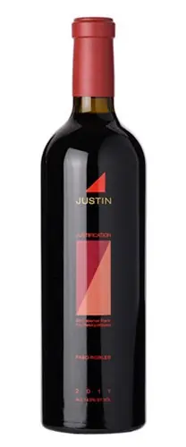JUSTIN JUSTIFICATION RED WINE PASO ROBLES 2021 New Release