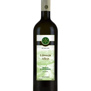 LIMNIA VINE DRY WHITE WINE MUSCAT OF ALEXANDRIA GREEK NV 750ML Cheap
