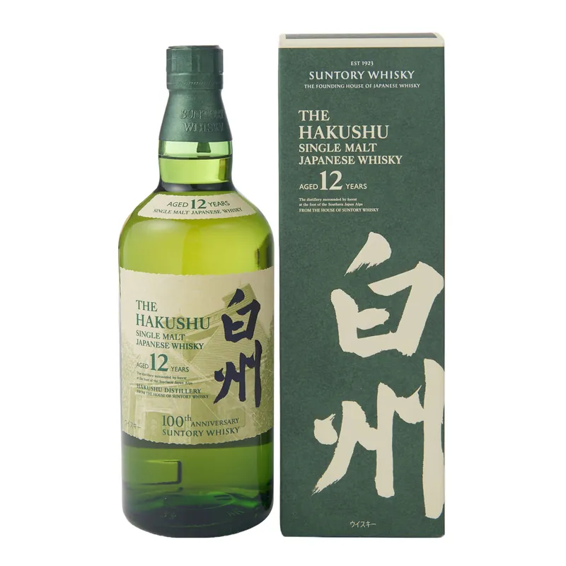 Suntory 100th Anniversary Hakushu 12 Years Old Single Malt Japanese Whisky Fast Shipping