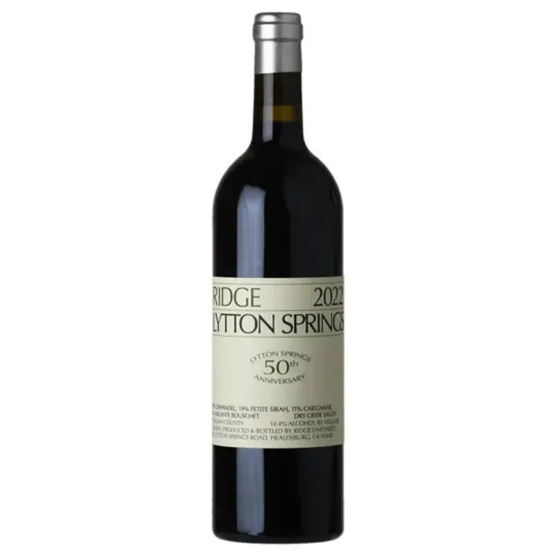 Buy Today 2022 | Ridge Vineyards Lytton Springs | Dry Creek Valley