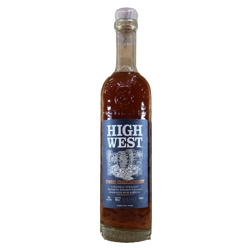 High West Distillery Cask Collection Blend Of Bourbon Whiskeys Finished In Barbados Rum Barrels Free Delivery
