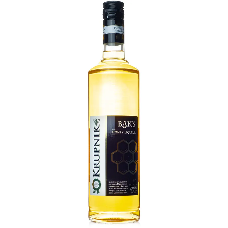 Bak's Krupnick Honey Liqueur 750Ml Original