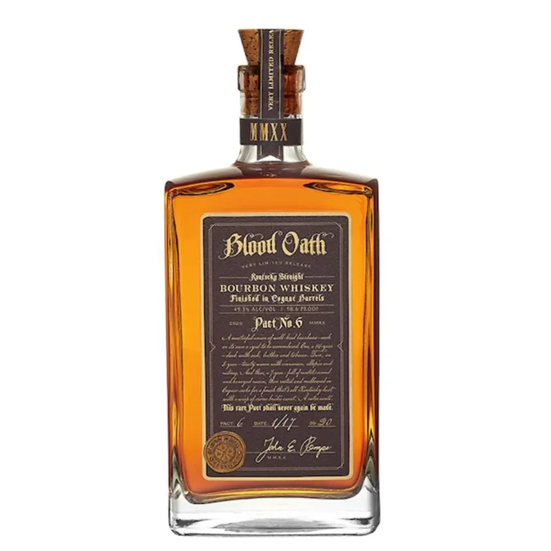 Blood Oath Kentucky Straight Bourbon Whiskey Pact No.6 Order Now