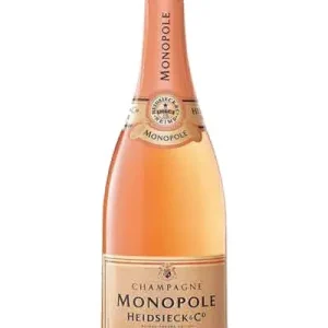 Crafted MONOPOLE HEIDSIECK CHAMPAGNE BRUT ROSE TOP FRANCE 750ML