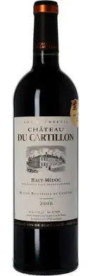 CHATEAU DU CARTILLON HAUT MEDOC FRANCE 2016 Direct From Factory