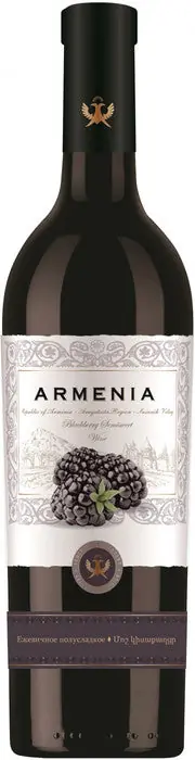 ARMENIA BLACKBERRY WINE SEMISWEET ARMENIA 750ML In Demand
