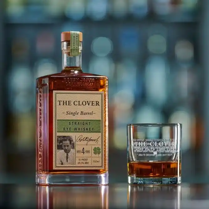 Affordable The Clover 4 Years Single Barrel Straight Rye Whiskey