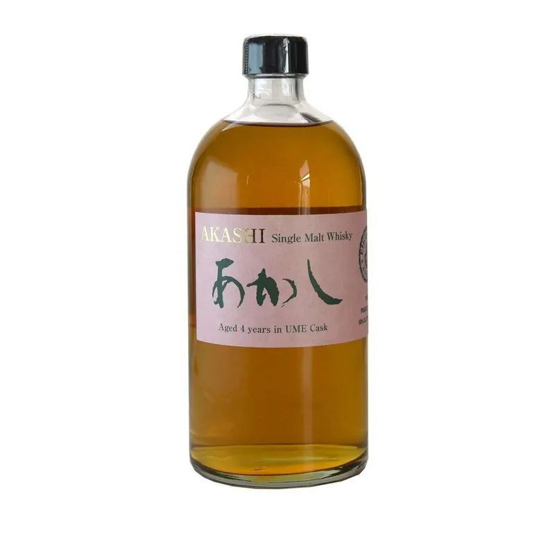 Price Drop Akashi 4 Years Ume Cask Single Malt Whisky