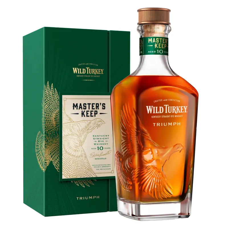 Special Offer Wild Turkey Master’s Keep Triumph 10 Years Old Kentucky Straight Rye Whiskey