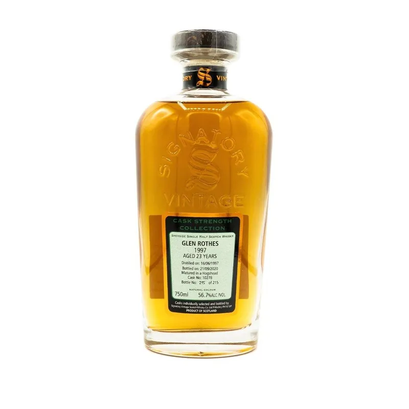 No Minimum Order Glenrothes 23 yrs Speyside Cask Strength Signatory Single Malt Scotch Whisky