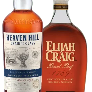 Best Seller Heaven Hill Grain to Glass Bourbon & Elijah Craig A124 Combo 750ml
