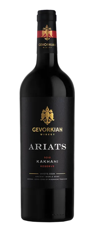 GEVORKIAN WINERY ARIATS RED WINE KAKHANI RESERVE VAYOTS DZOR ARMENIA 2019 Time-Limited