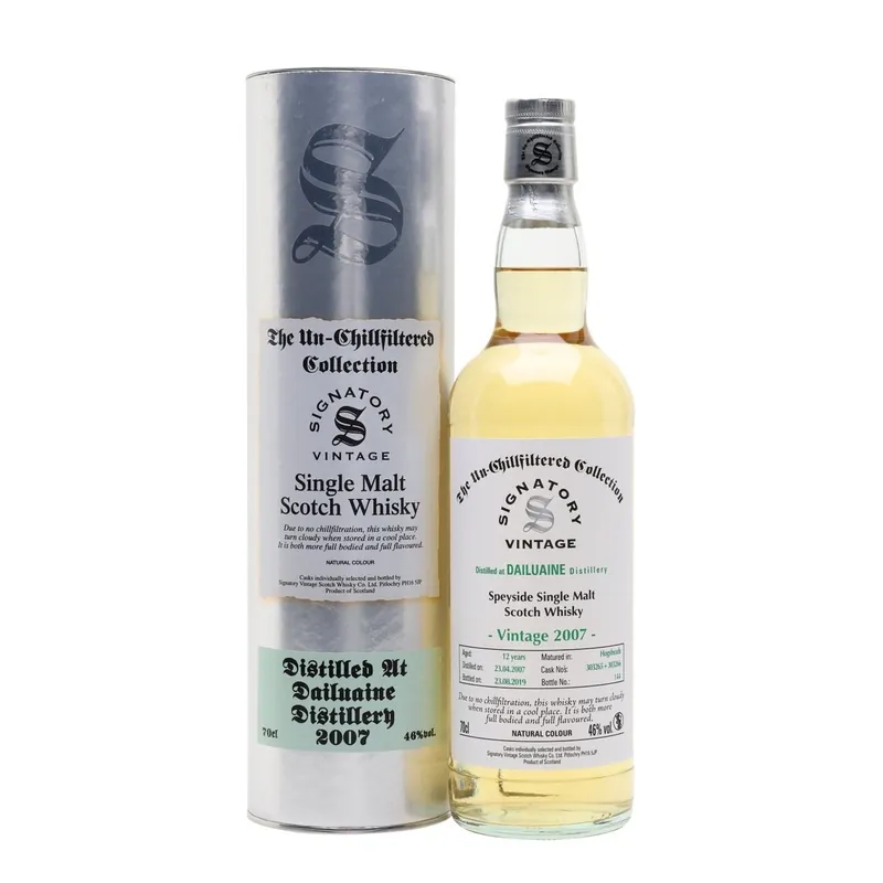Dailuaine 12 yrs Unchillfiltered Signatory Single Malt Scotch Whisky Secure Checkout