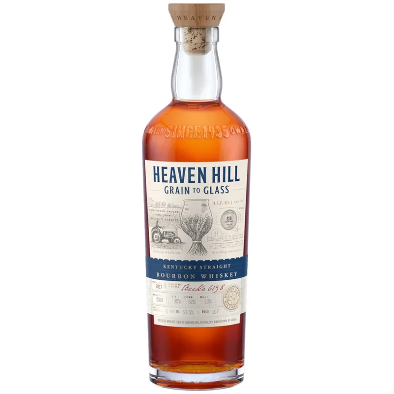 Genuine Heaven Hill Grain to Glass Straight Bourbon Whiskey