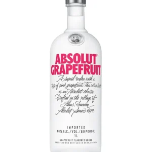 Absolut Grapefruit 1L Free Shipping