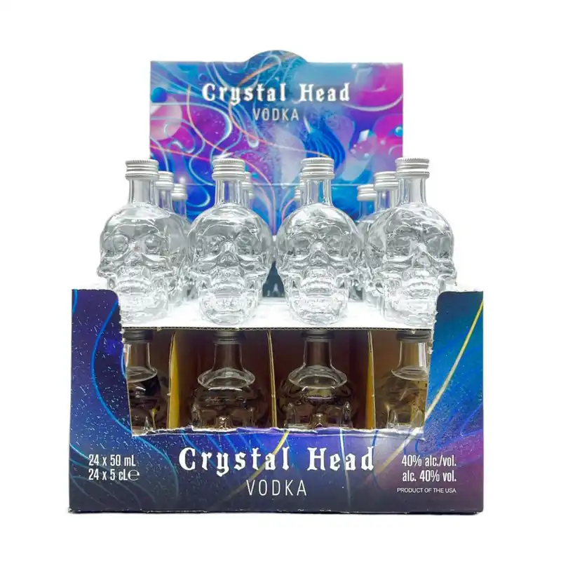 Must Have Crystal Head Vodka Mini Shots (50ml x 24 bottles)