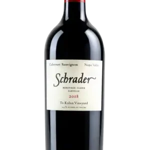 Best Choice SCHRADER CABERNET SAUVIGNON HERITAGE CLONE OAKVILLE TO KALON VINEYARD NAPA VALLEY 2018