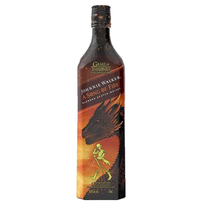 Price Cut Johnnie Walker "A Song Of Fire" Blended Scotch Whisky