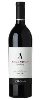 Free Delivery ADDENDUM STAGECOACH CABERNET SAUVIGNON ATLAS PEAK NAPA 2016