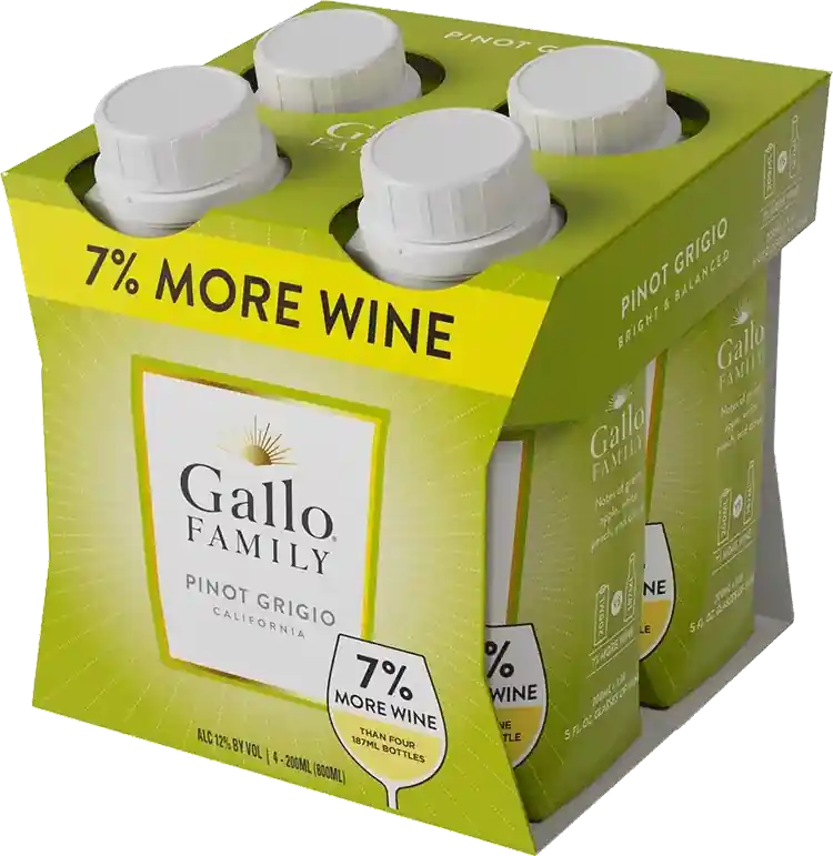 Weekend Sale Gallo Family Pinot Grigio 4-pack 200ml