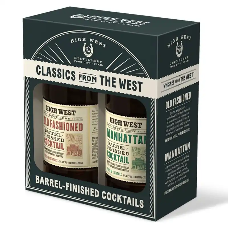 Big Sale High West Barrel Finished Cocktail Combo Pack