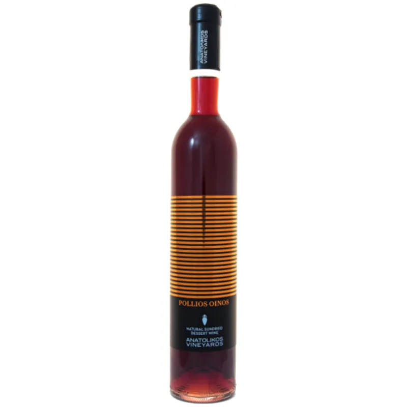 Factory Price Anatolikos Vineyards 'Pollios Oinos' Natural Sundried Dessert Wine, Thrace, Greece 2014 500ml