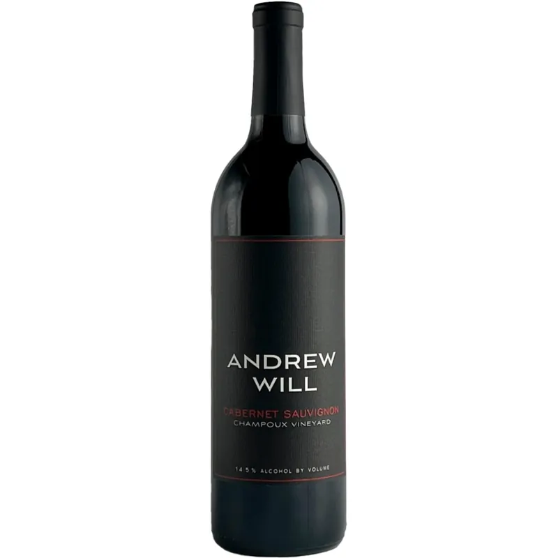 Modern Andrew Will Winery Champoux Vineyard Cabernet Sauvignon, Horse Heaven Hills, USA 2018