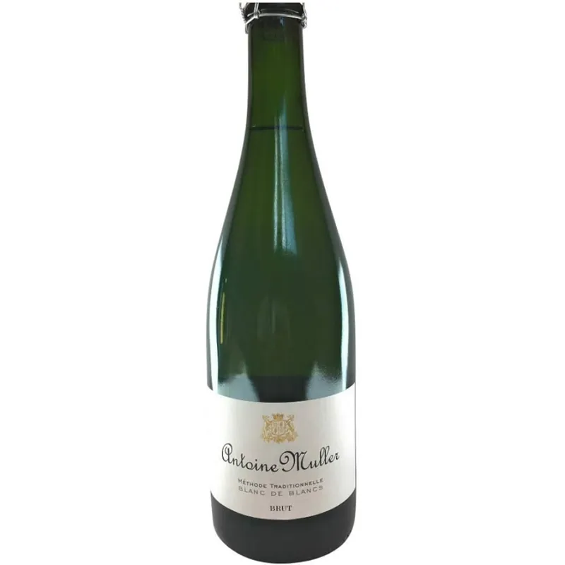 Antoine Muller Methode Traditionnelle Blanc de Blancs Brut, Alsace, Vin de France NV Case (6x750ml) Free Returns