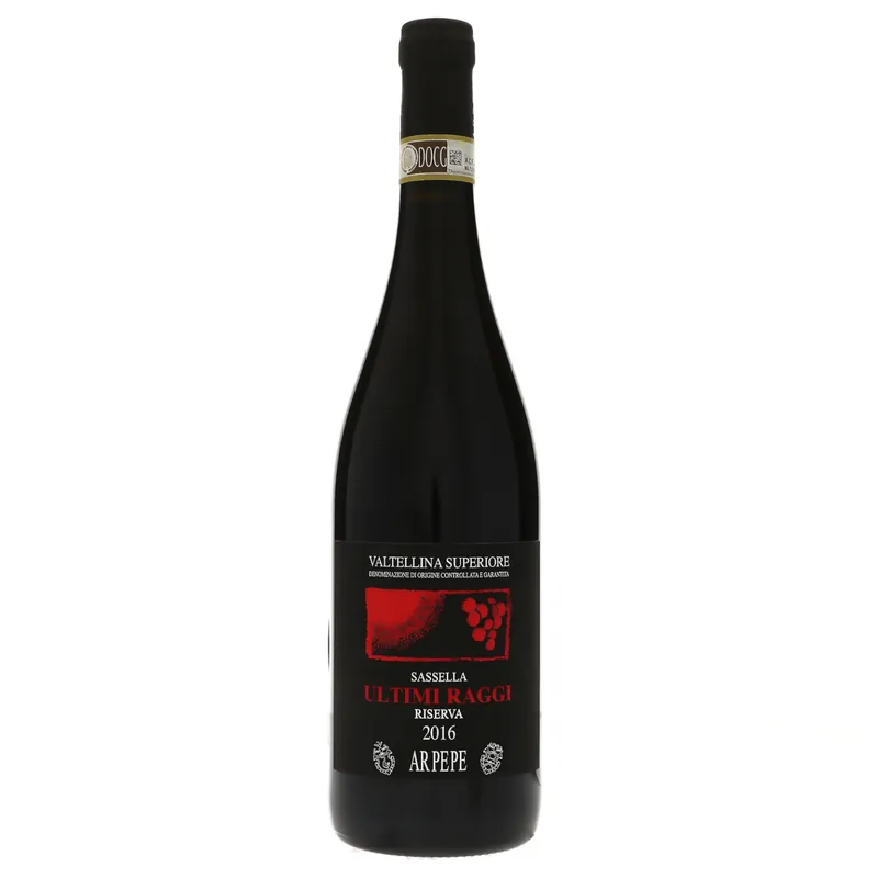 Same Day Shipping Ar.Pe.Pe. Ultimi Raggi Valtellina Superiore Riserva Sassella, Italy 2016