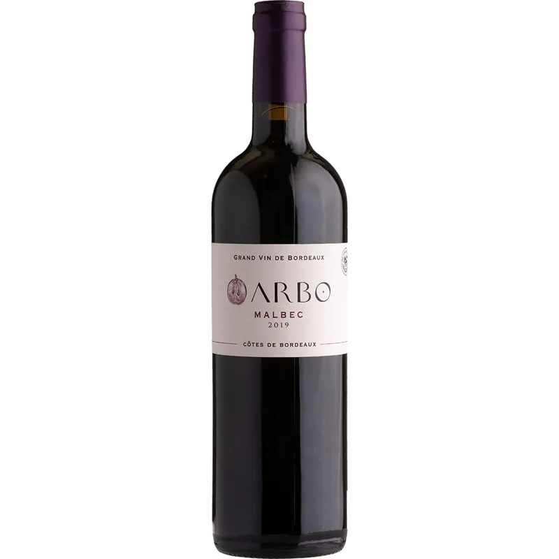 Arbo Malbec, Cotes de Bordeaux, France 2020 Crafted