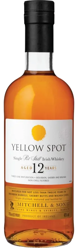Affordable YELLOW SPOT WHISKEY SINGLE POT STILL IRISH 92PF 12YR 750ML
