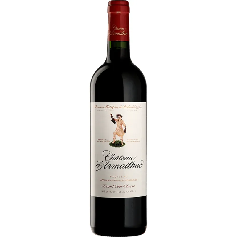 Baron Philippe de Rothschild Chateau d'Armailhac, Pauillac, France 2021 Case (6x750ml) Best Price