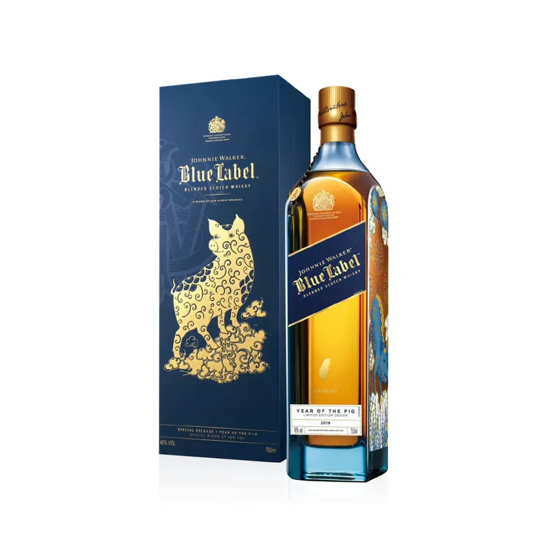 Johnnie Walker Blue Label Year of The Pig Scotch Whisky Special Discount