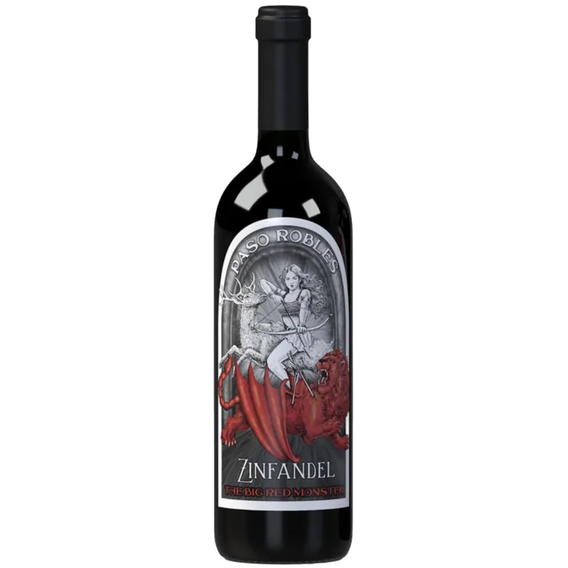 Big Red Productions 'The Big Red Monster' Zinfandel, Paso Robles, USA NV Case (6x750ml) Brand New