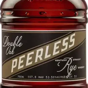 Limited Edition PEERLESS WHISKEY RYE STRAIGHT DOUBLE OAK KENTUCKY 750ML