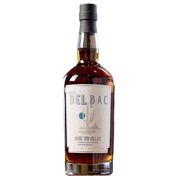 Certified Del Bac "Ode To Islay" A Limited Annual Release Finished in Bourbon Barrels American Single Malt
