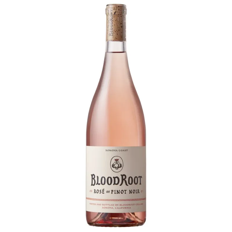 BloodRoot Rosé of Pinot Noir, Sonoma County, USA 2021 Case (6x750ml) Time-Limited