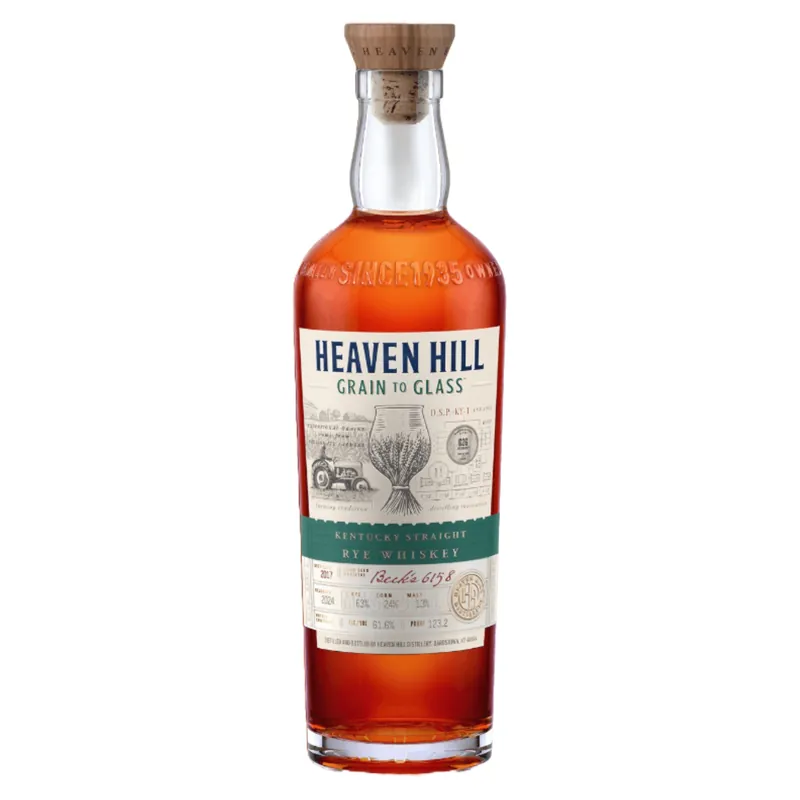 Big Sale Heaven Hill Grain To Glass Kentucky Straight Rye Whiskey