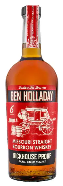 BEN HOLLADAY BOURBON STRAIGHT SMALL BATCH RESERVE RICKHOUSE PROOF 6YR MISSOURI 750ML Original