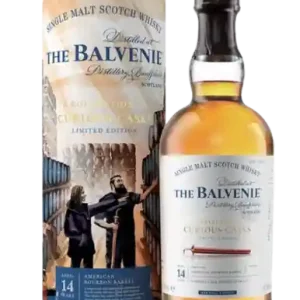 BALVENIE SCOTCH SINGLE MALT AMERICAN BOURBON BARREL A COLLECTION OF CURIOUS CASKS LIMITED EDITION 14YR 750ML New Arrival