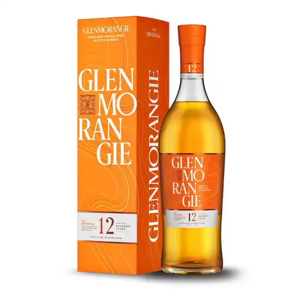 GLENMORANGIE SCOTCH SINGLE MALT ORIGINAL BOURBON CASK HIGHLANDS 86PF 12YR 750ML In Demand
