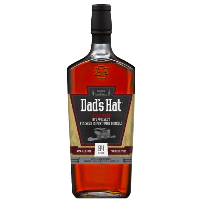 Dad's Hat Pennsylvania Rye Whiskey Port Cask Finished Low Price