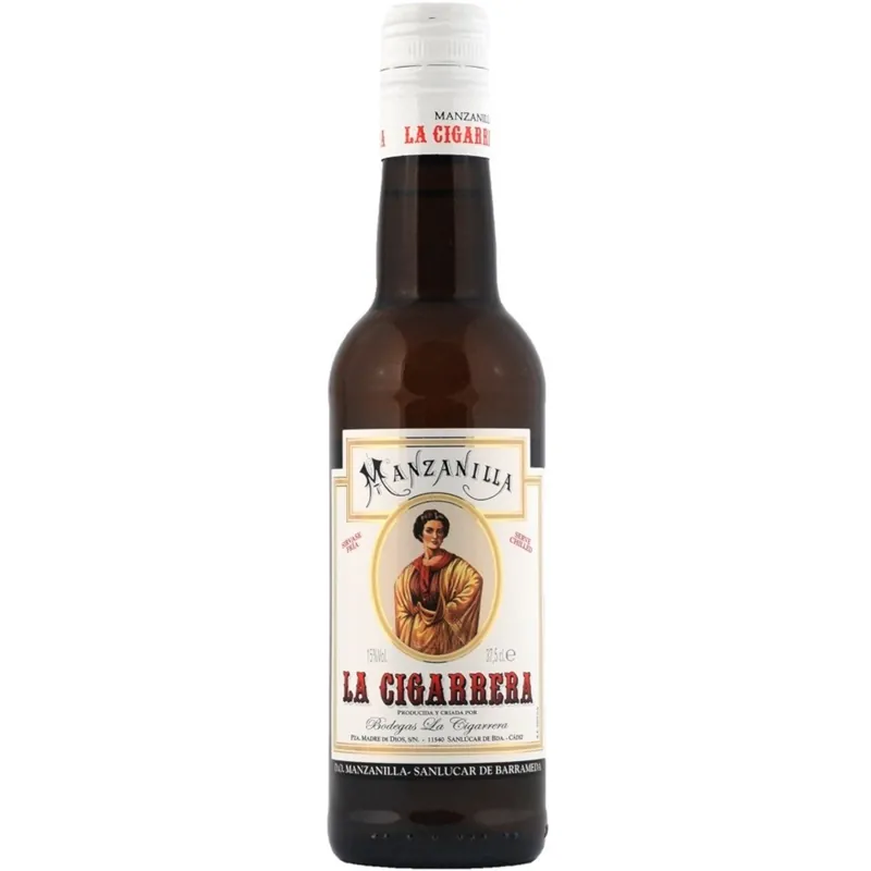 Bodegas La Cigarrera Manzanilla Sherry, Andalucia, Spain NV Case (6x375ml) Popular