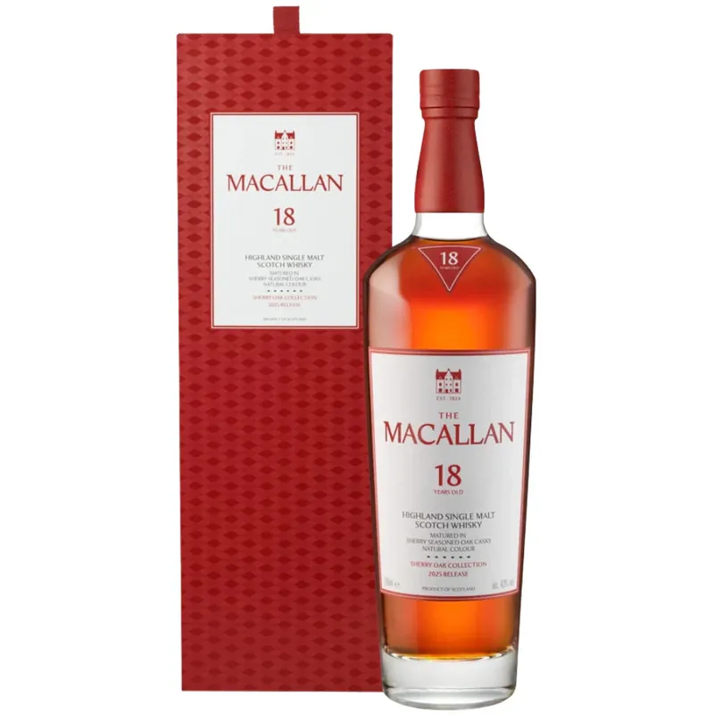 Instant Buy MACALLAN SCOTCH SINGLE MALT SHERRY CASK HIGHLAND 18YR 750ML
