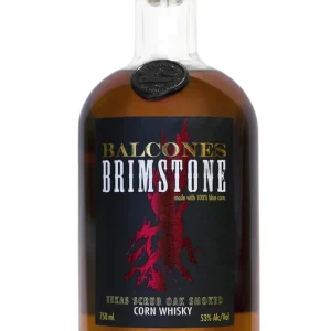 BALCONES WHISKY BRIMSTONE SCRUB OAK SMOKED TEXAS 106PF 750ML Authentic