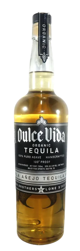 Price Drop DULCE VIDA LONE STAR TEQUILA ORGANIC ANEJO 100PF 750ML