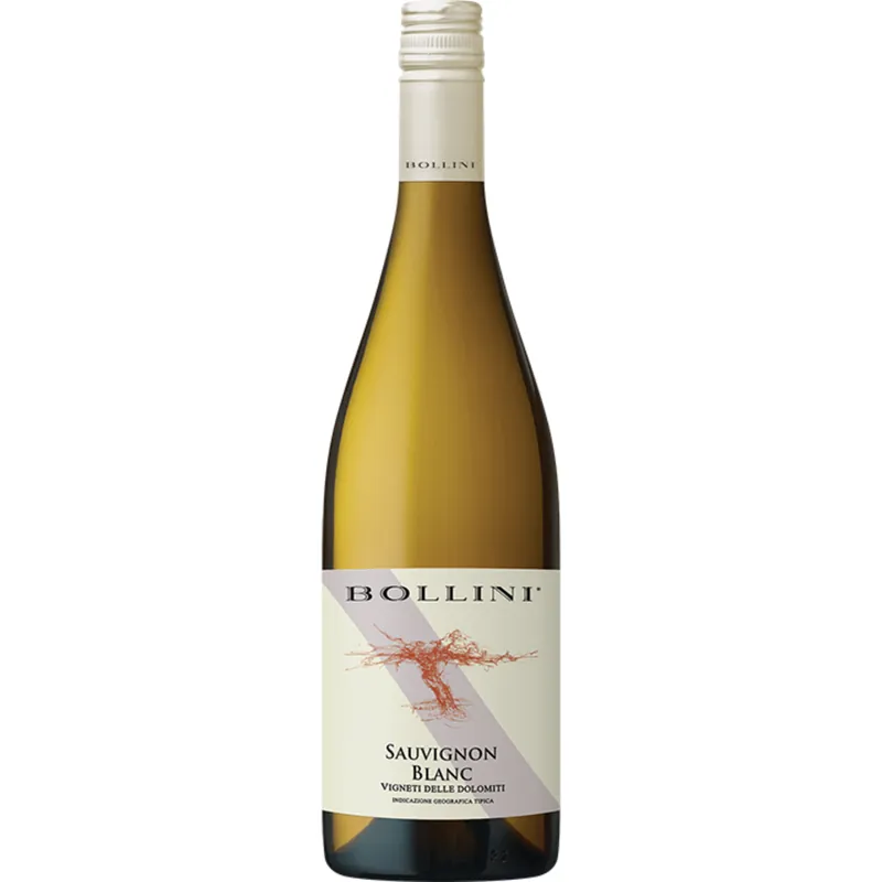 Same Day Shipping Bollini Sauvignon Blanc Vigneti delle Dolomiti IGT, Trentino-Alto Adige, Italy 2022 Case (6x750ml)