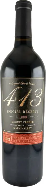 Shop Now Vineyard Block Estate Block 413 Napa Mount Veeder 2023