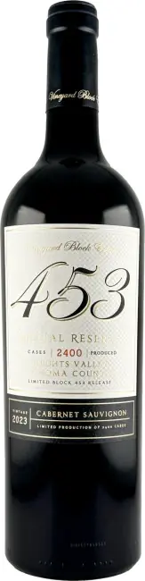 Handmade Vineyard Block Estate Block 453 Knight's Valley Cabernet Sauvignon 2023